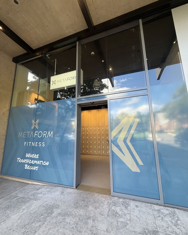 The Metaform Fitness entrance at 100 Brookes Street, Fortitude Valley
